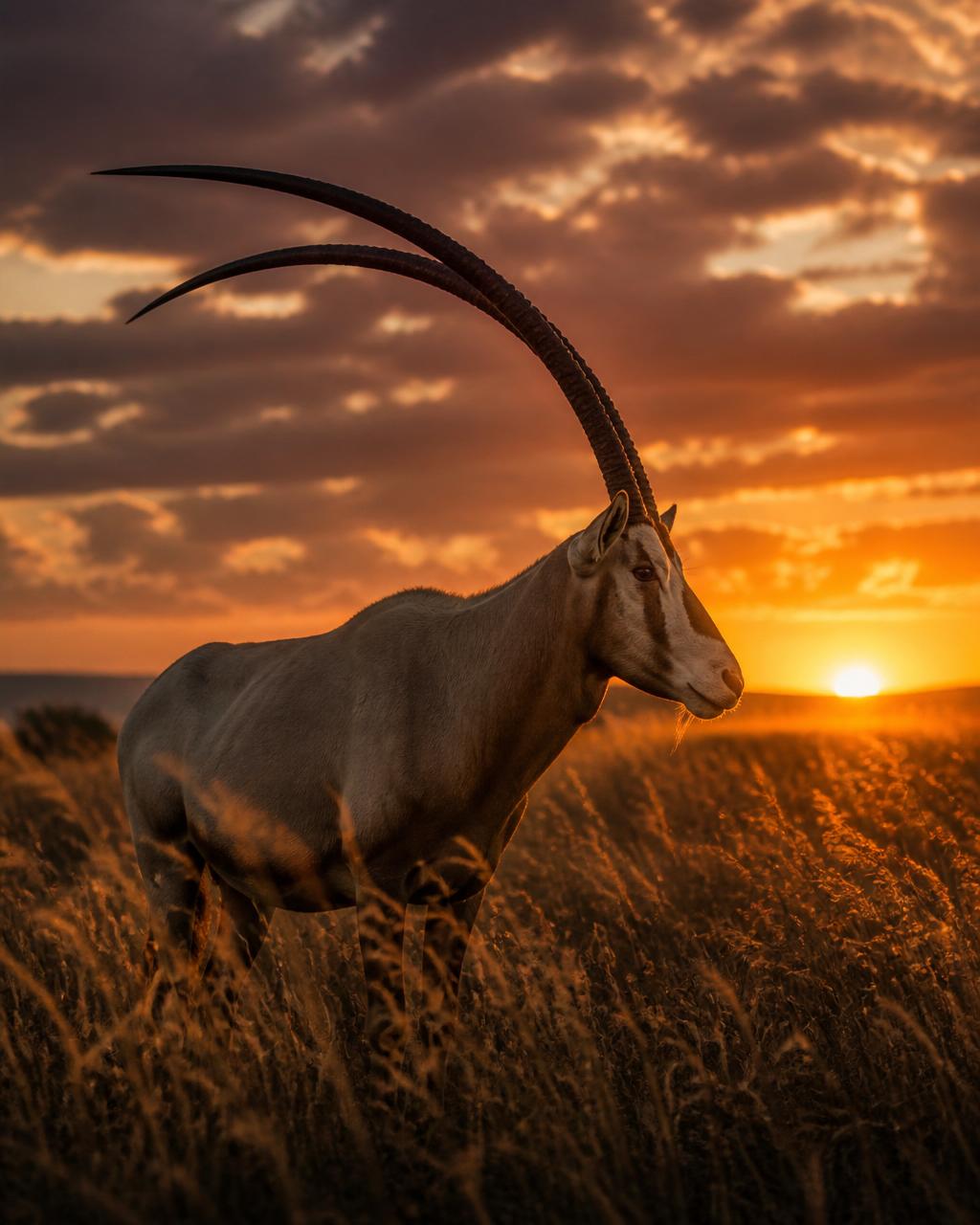 Scimitar Oryx — Oryx dammah